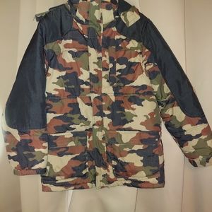 Athletic Works Woodland Camouflage Winter Coat